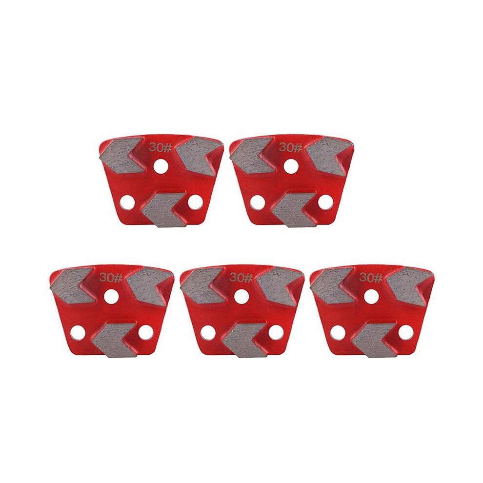 5Pcs Diamond Floor Grinding Pad Disc 30 Grit Metal Bond Scraper For Grinder Floor Concrete 4853666915128