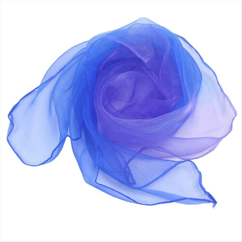 Royal Blue- Gradient Color Small Scarf, Dance Perf 1