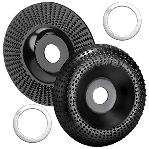 2 Pack Wood Grinding Wheel for Angle Grinder 125mm 1