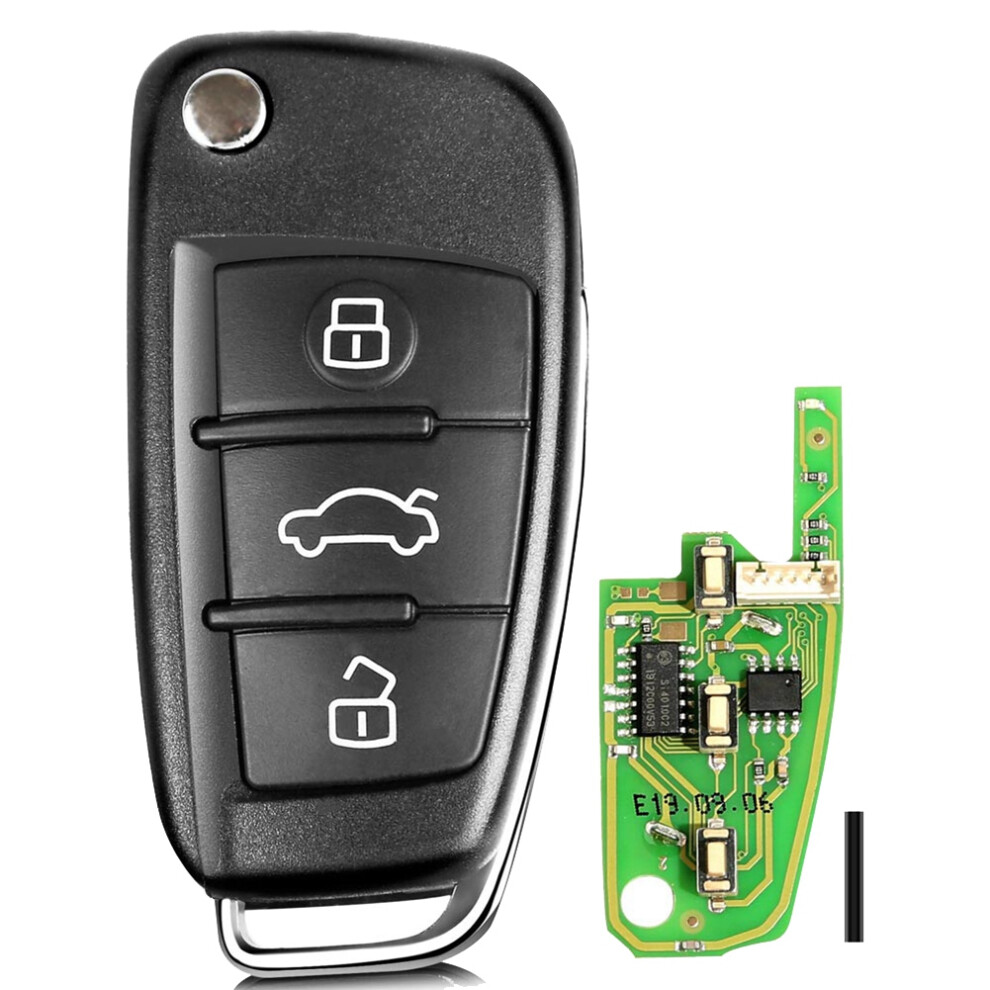 For Xka600en Universal Wire Remote Key Flip Fob 3 4853666911274