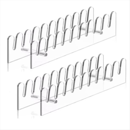 2Pcs Baseball Cap Organizer Acrylic Baseball Cap Storage Multi-Functional Storage Box New