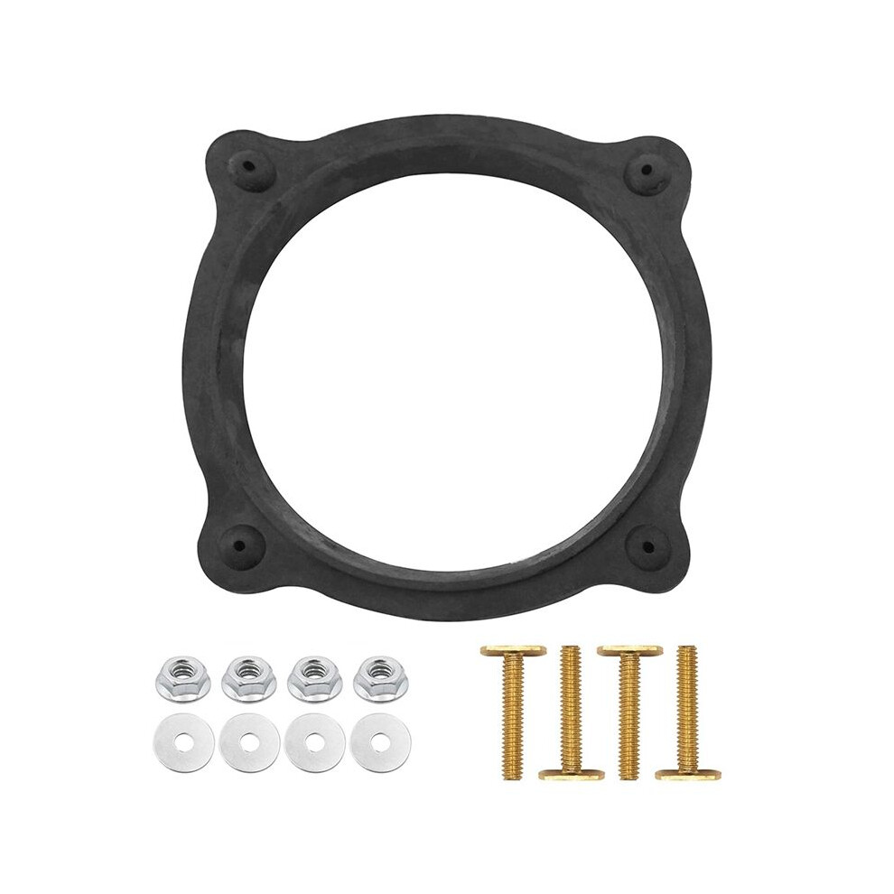 385310063 Floor Flange Seal And Mounting Kit Replacement For Select Dometic/Sealand Rv Toilet Black 4853666913230