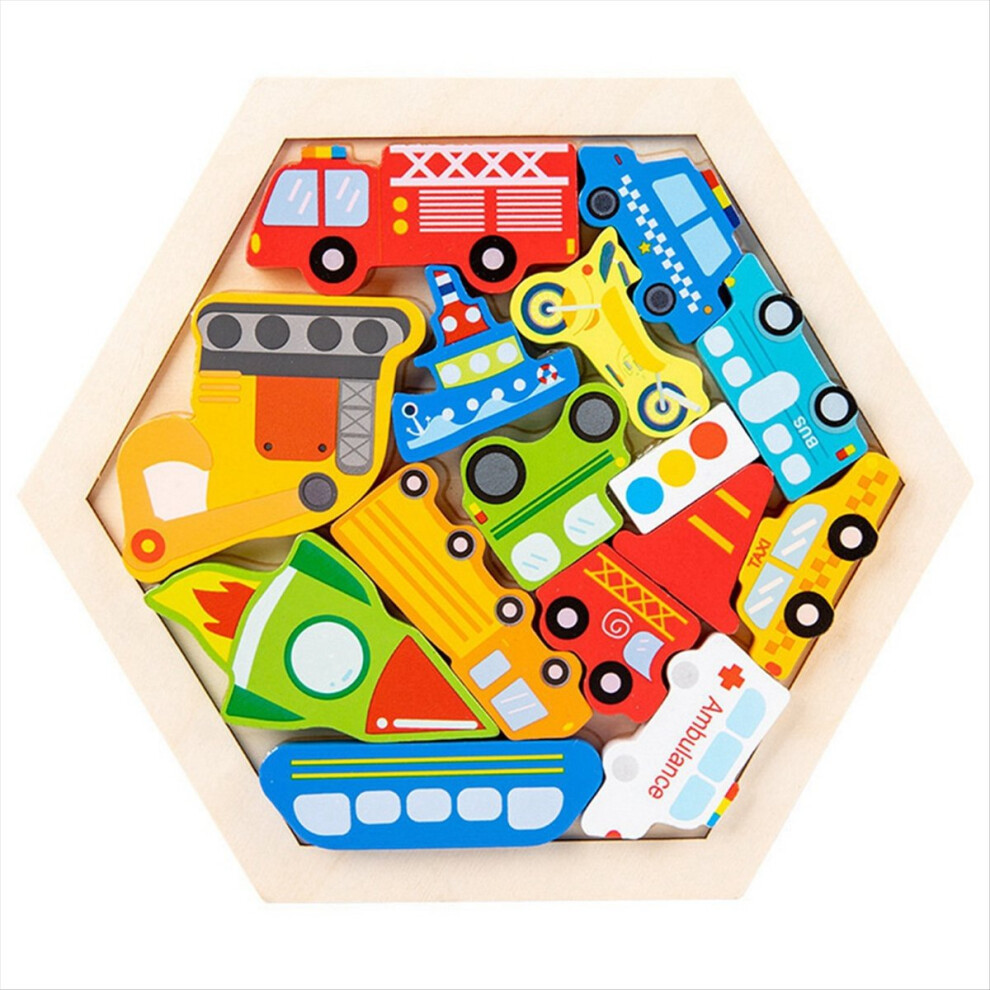 Baby Toy Wooden Jigsaw Puzzle Children's Intellige 4853666999982