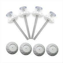 Baby Gate Extender Kit 4 Pack Wall Protectors and