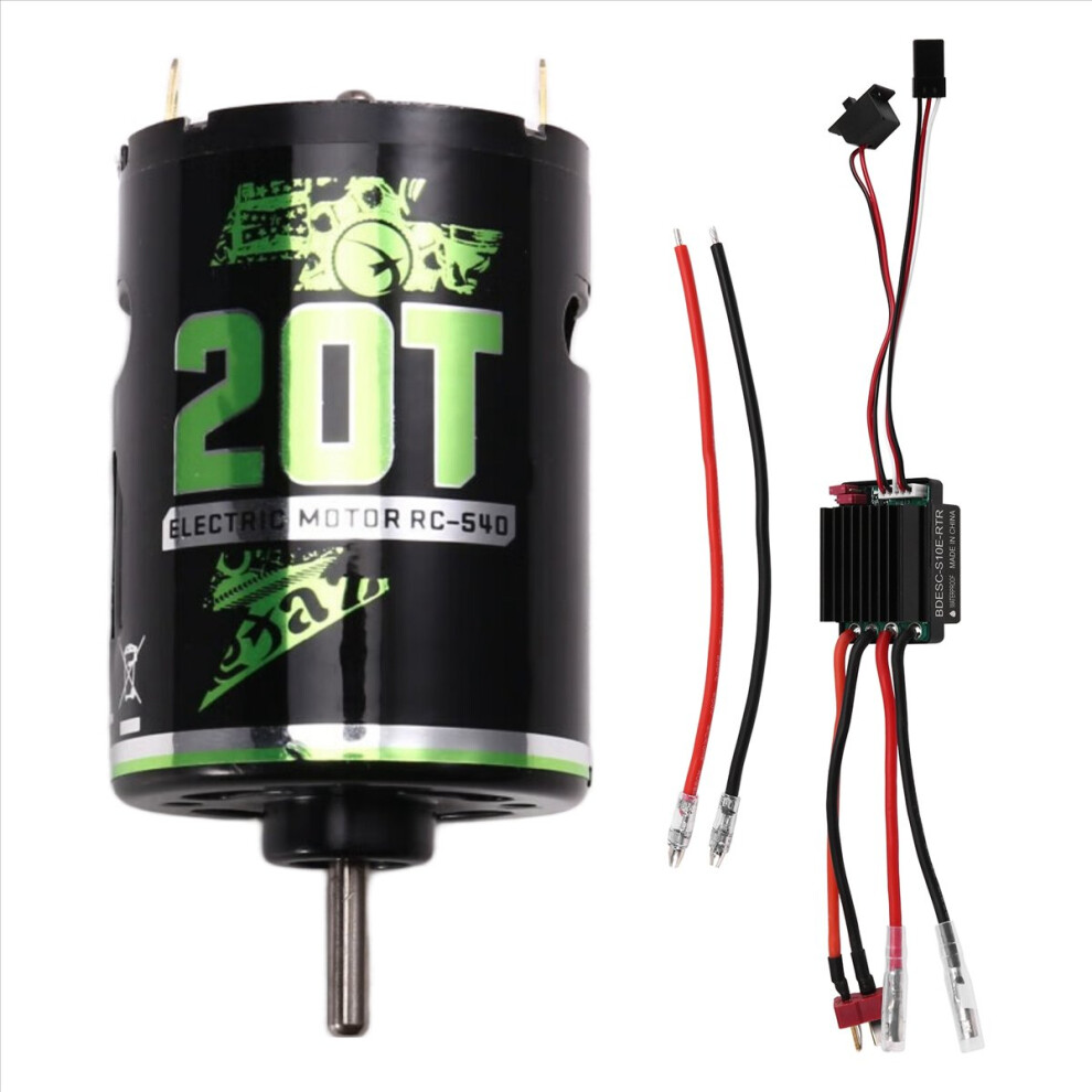 540 Brushed Motor Rc Crawler Esc Electric Speed Co 4853666923468