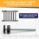 4Pcs Universal Baby Gate Threaded Spindle Rod, M8 5