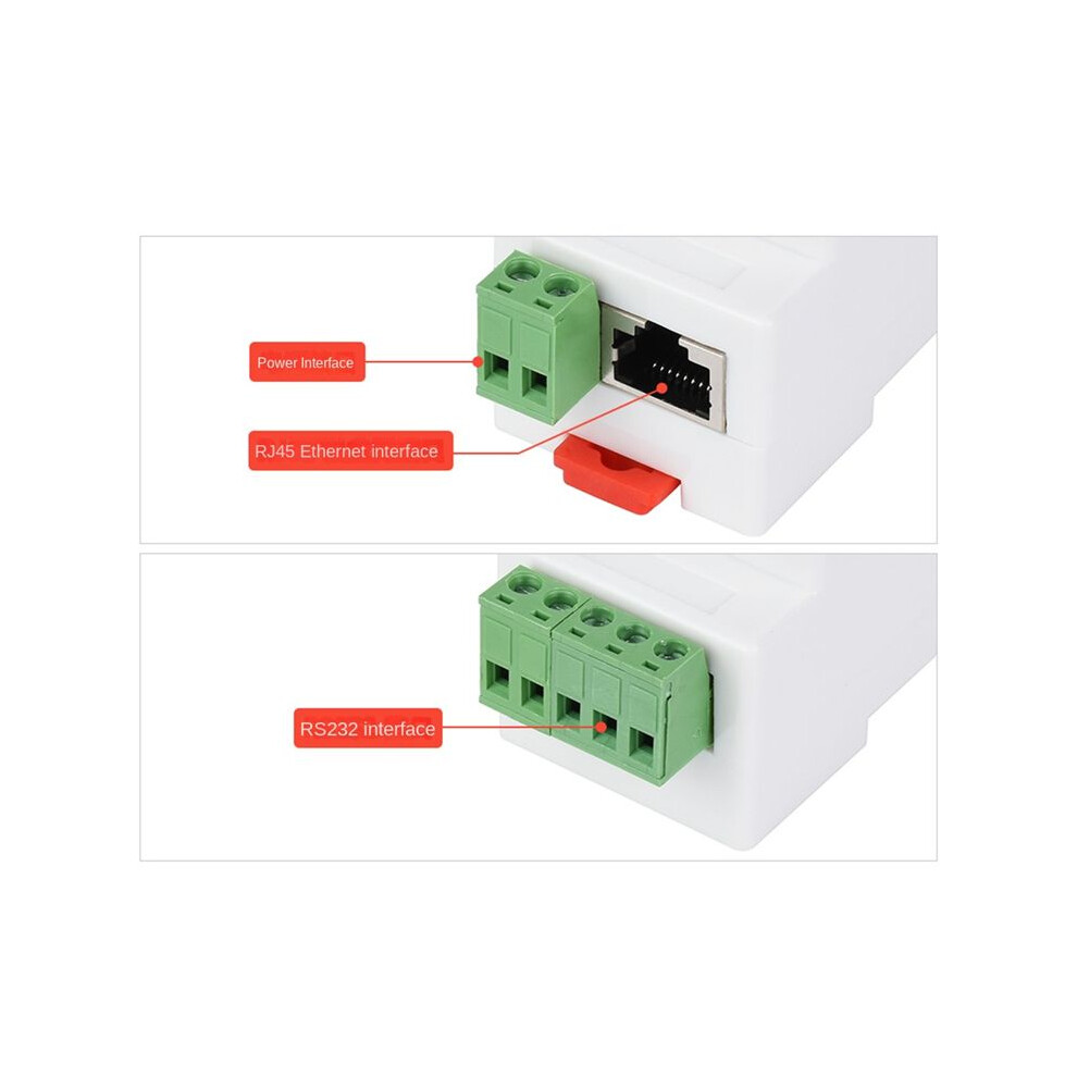 Rs232 To Poe Eth Industry Rail Type Serial Server 4853666911960