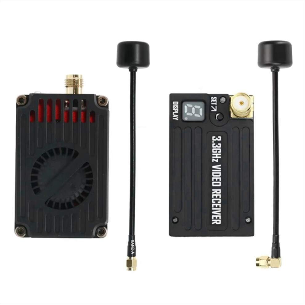 3.3G 4W Vtx Transmitter & Vrx Receiver Video Trans 4853666920436
