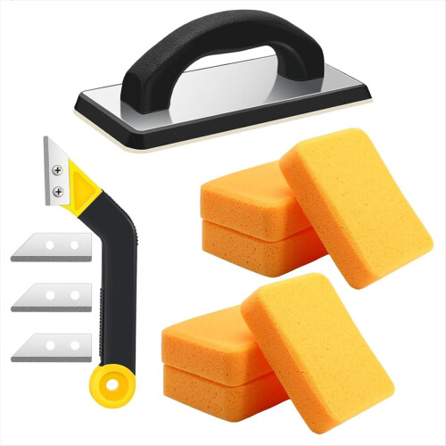 Grout Float Set 6 Sponges, Bevel Tile Saw Band 3 B