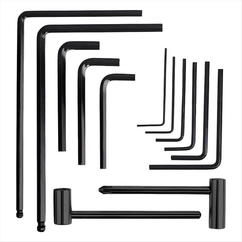 13pcs L Shaped Hex Hexagon Key Guitar Neck Truss R 1