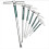TUOSEN 8pc T-Handle Hex Wrench Key Spanner with So 10