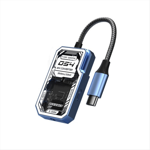 4 in 1 Transparent Usb C Hub Splitter Type for Lap 1