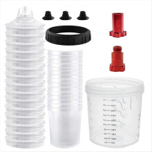 Paint Cups for Automotive Paint, HVLP Mixing 20 Ou