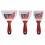 3Pcs Stainless Steel Putty Knife Wall Plastering 3