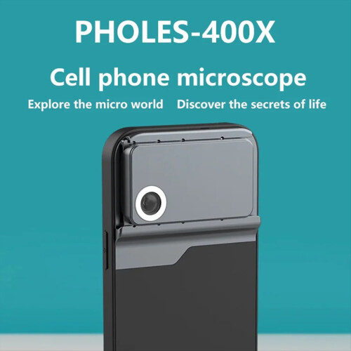 For IPhone 16 Pro 400X Microscope Phone Case Protective Cover for IPhone 16 Pro 2