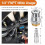 Air Chuck 2 Pack, Heavy Duty Closed Flow Lock on T 7