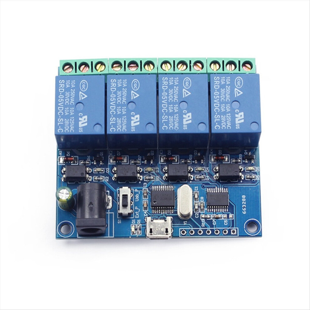 4 Channel Usb Relay Module Lcus-4 Intelligent Control Relay Smart Switch Usb 5V Smart Switch 4853666953700