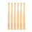 6 Pcs Unfinished Mini Baseball Bat Unpainted Small 1