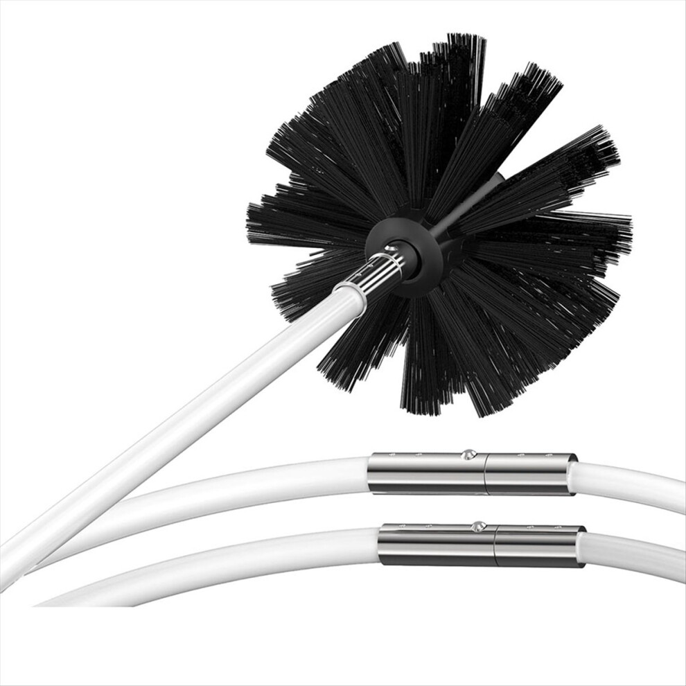 30 Feet Dryer Vent Cleaner Kit With Drill Attachment, Flexible Brush For Effective Lint Removal 4853666946191
