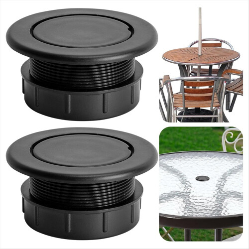 2 Pcs Inch Parasol Umbrella Hole Ring Plug Set, Th 2