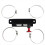 Motocycle Extinguisher Mount Bracket Adjustable fo 3