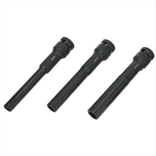 3PCS 1/2 Drive Hex Socket Head Impact Wrench 8/10/