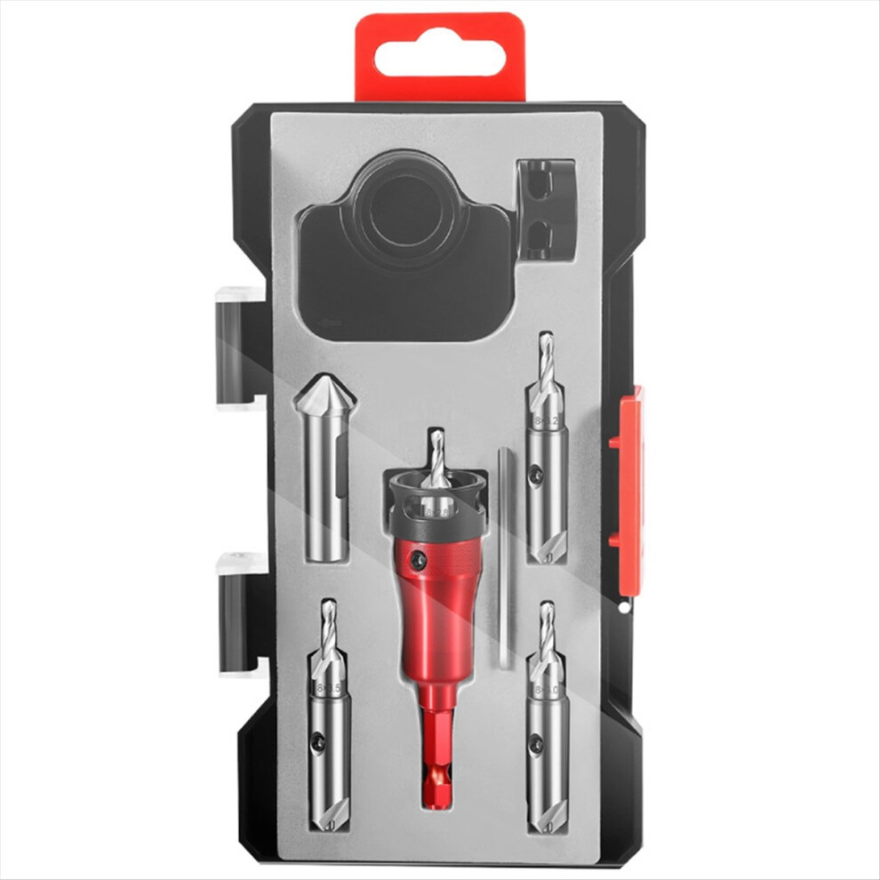 Multifunction Countersink Drill Bit Set With Adjus 4853666962504