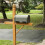 2PCS Heavy Duty Iron Mailbox Mounting Brackets Fix 11