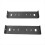 2PCS Heavy Duty Iron Mailbox Mounting Brackets Fix 4