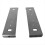 2PCS Heavy Duty Iron Mailbox Mounting Brackets Fix 3