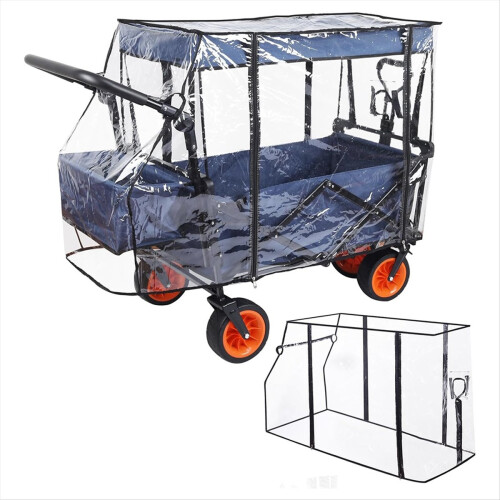 Waterproof Fold Wagon Rain & Sun Cover - Windproof 2