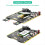 NGFF(M.2) 4G/5G Module to Type C Adapter with Dual 8