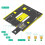NGFF(M.2) 4G/5G Module to Type C Adapter with Dual 6