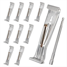 10pcs 5Inch Gutter Hangers with Rust-Resistant Scr