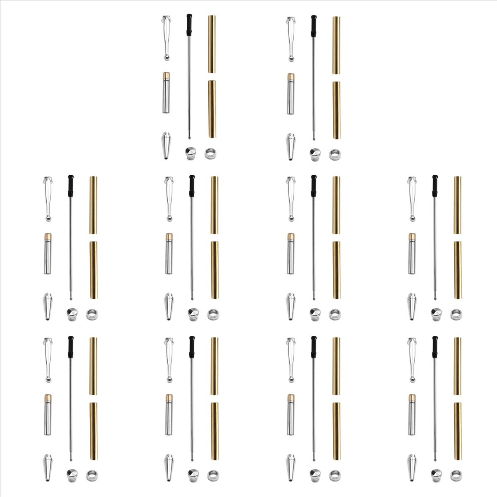 10 Set Slimline Pen Kit 7Mm With Refills, Assorted 4853666983899