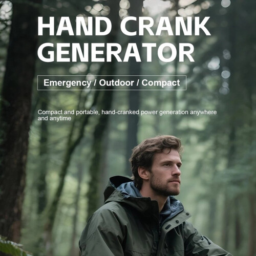 Outdoor Portable Emergency Survival Hand Crank Gen 2