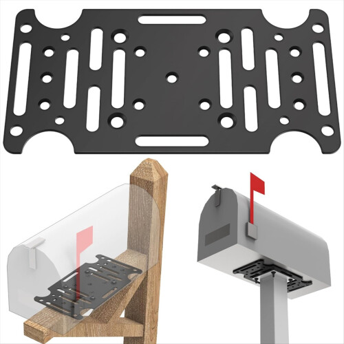 Mailbox Mounting Bracket,Universal Adapter Plate F 2