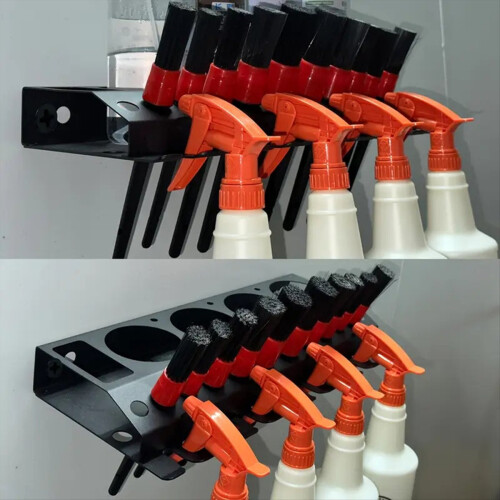 Bottle Storage Rack - Detailing Brush and -Bottle 2