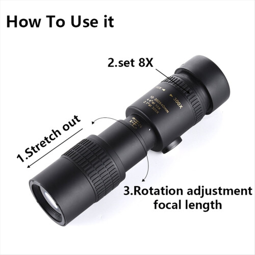 High Definition High-Power Telescope 10-300X30 Mob 2