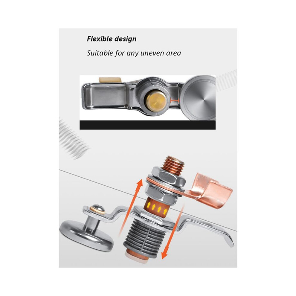 300A Magnetic Welding Head Single Magnet Head Support Ground Clamp Neodymium Magnet Earth Holder 4851489656907