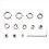 3-16mm Drill Depth Stop Bit Collar Set Drilling Li 1