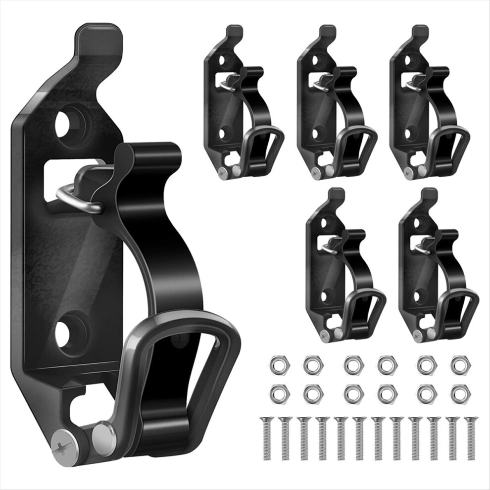 6Pcs Shovel Mount For Roof Rack, Metal Rubber Clam 4851489664391