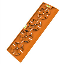 Drilling Template with Spirit Level and 30 cm Rule