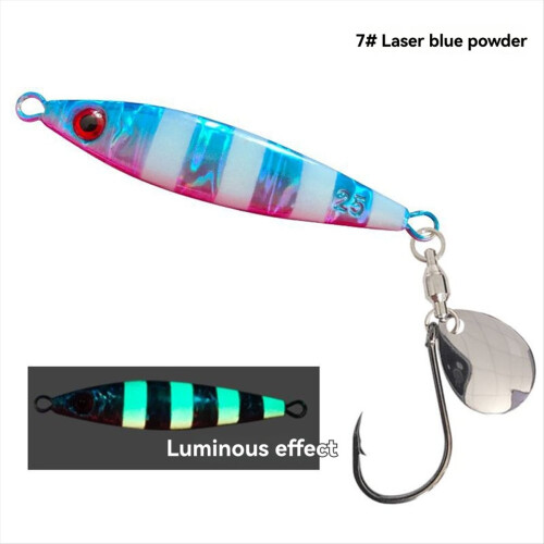 80g Tail Spinner with Hook Artificial Hard Bait fo 2