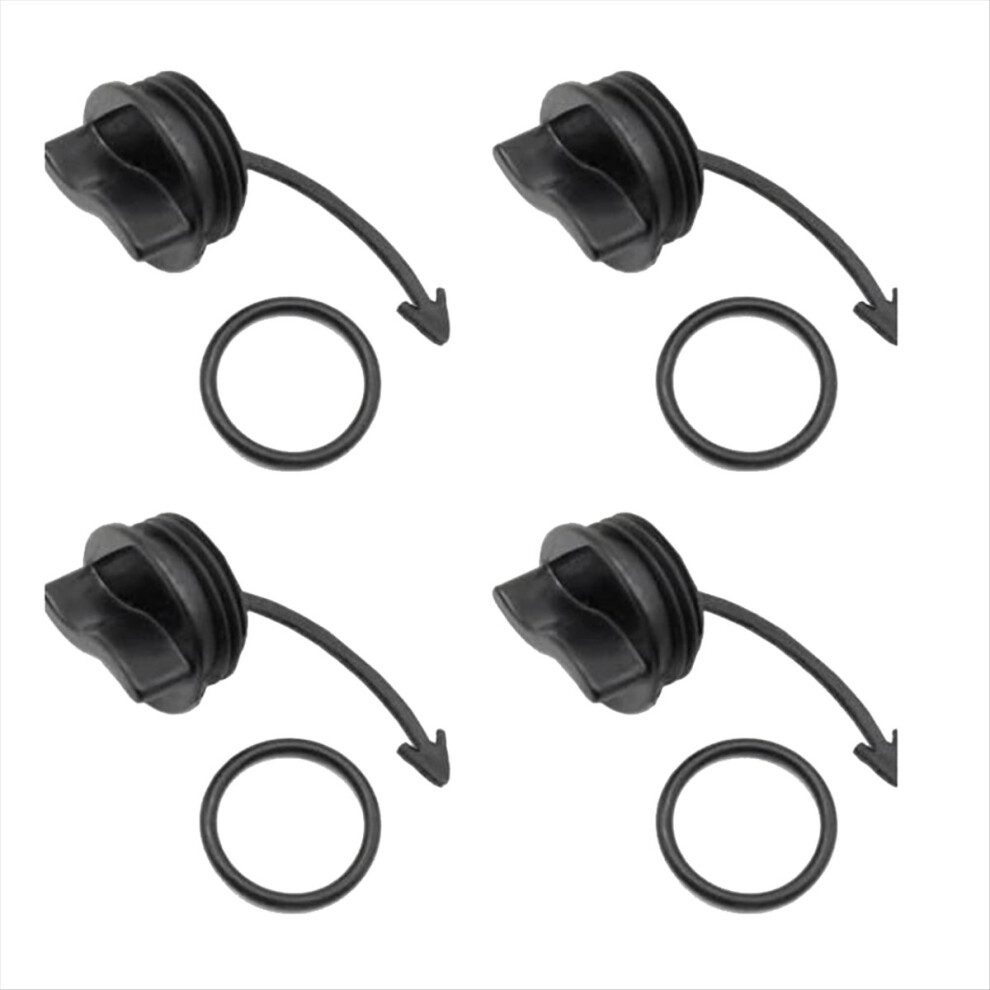 4Pcs Motorboat Drain Plug With O Sealing Ring 2920 4853666977492