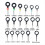 70 Piece Set Terminal Puller Removal Tool Automoti 4