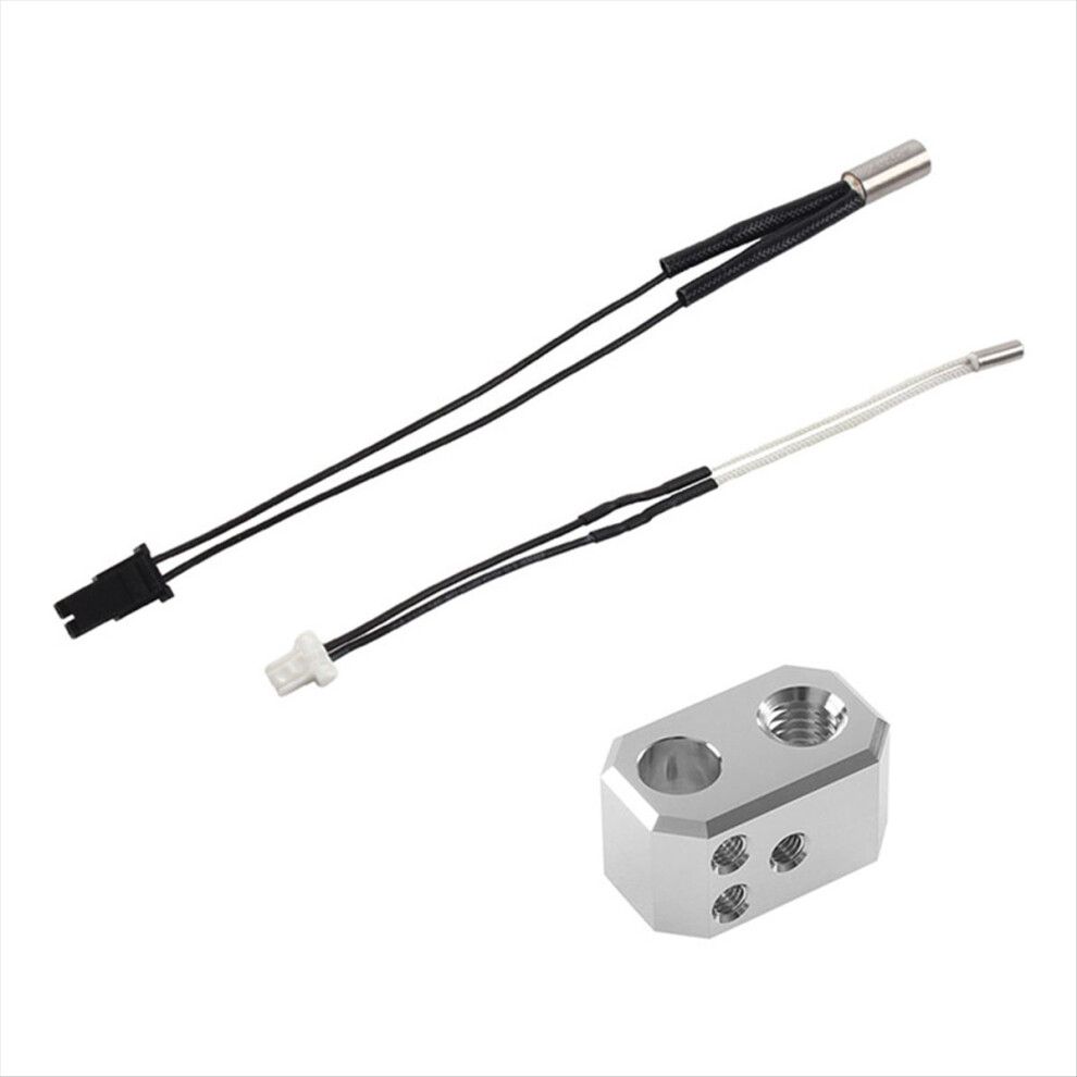For Prusa Mk4 24V 40W Heater Thermometer Line And Silver 4851489677001