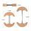 Wooden Hat Stretcher for Fitted Hats,Adjustable Tu 7