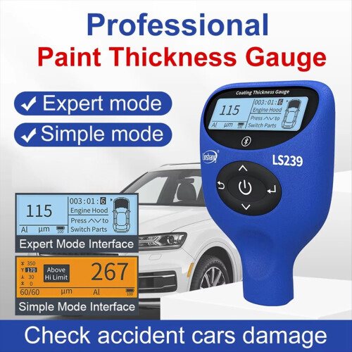 LS239 Professional Coating Thickness Gauge 0.0-500 2