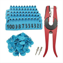 Cattle Ear Tags 001-100 Number Plastic Livestock A